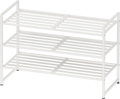 Simple Houseware 3-Tier Stackable Metal Panel Shoes Rack by SimpleHouseware