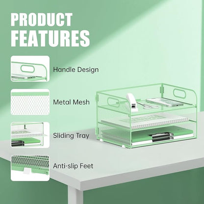 DALTACK 3 Tier Paper Organizer - Image 4