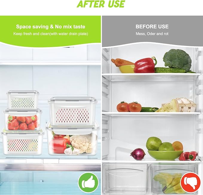 10 PS Fridge Food Storage Container - Image 5