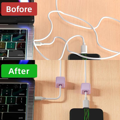 8 Pack Magnetic Cord Organizer, Easy Secure Adhesive Cable Management, Wire - Image 8