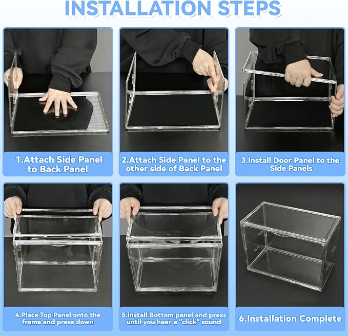 Baby Bottle Storage Organizer for Countertop, Small Clear Bottle Organizer - Image 7