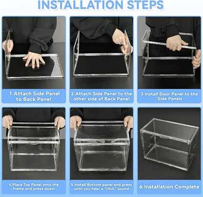 Baby Bottle Storage Organizer for Countertop, Small Clear Bottle Organizer - Image 7