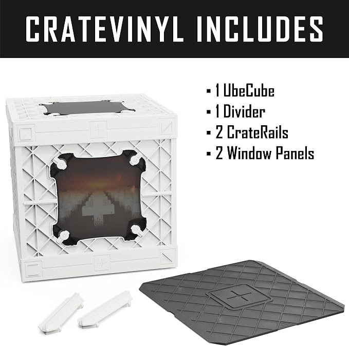 CrateVinyl - Vinyl Record Storage Crate Modular Storage Cube - Image 3