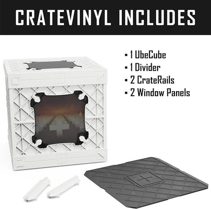CrateVinyl - Vinyl Record Storage Crate Modular Storage Cube - Image 3