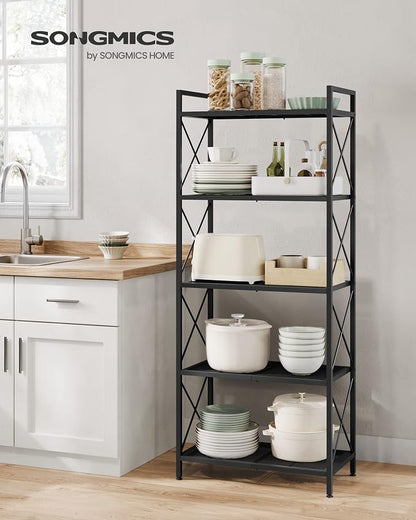 SONGMICS 5-Tier Metal Storage Rack, Shelving Unit - Image 2