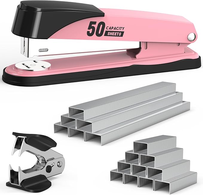 Metal Stapler Heavy Duty 50 Sheet Capacity by Swihauk