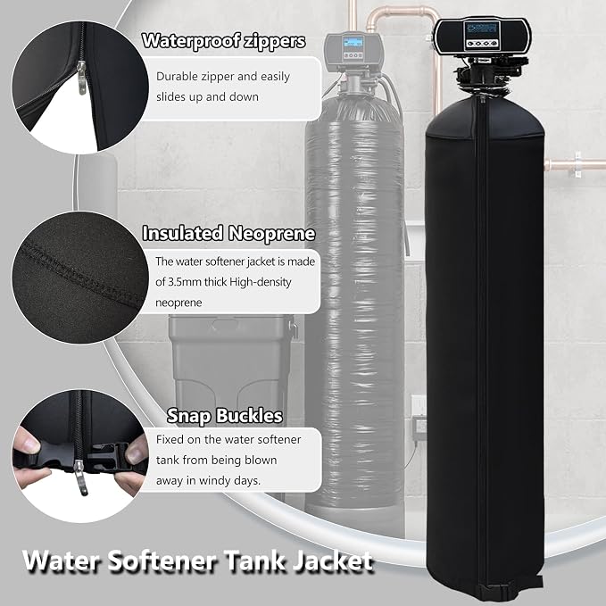 Okcool Water Softener Tank Jacket, Water Softener Neoprene Sweat Jacket - Image 4