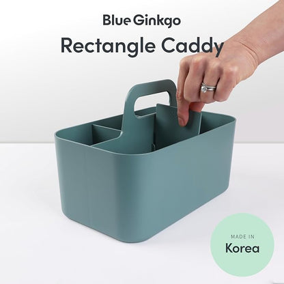 BLUE GINKGO Stackable Organizer Caddy – Korean-Made Portable Tote - Image 2