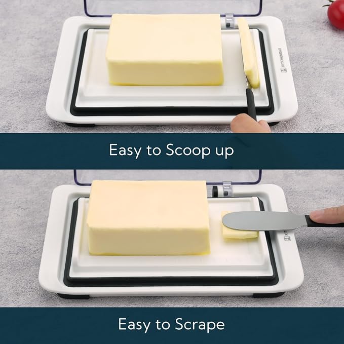 KITCHENDAO Airtight Flip-Top Butter Dish - Image 5