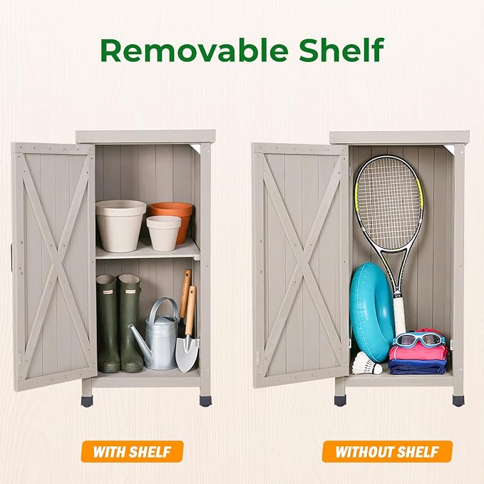 Small Outdoor Storage Cabinet - Image 4