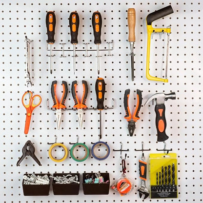 INCLY 120PCS Pegboard Accessories Organizer Kit, Peg Board Hooks Assortment - Image 2