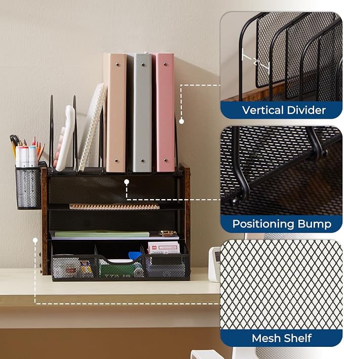 Y YOMA Mesh Desk Organizer - Image 4