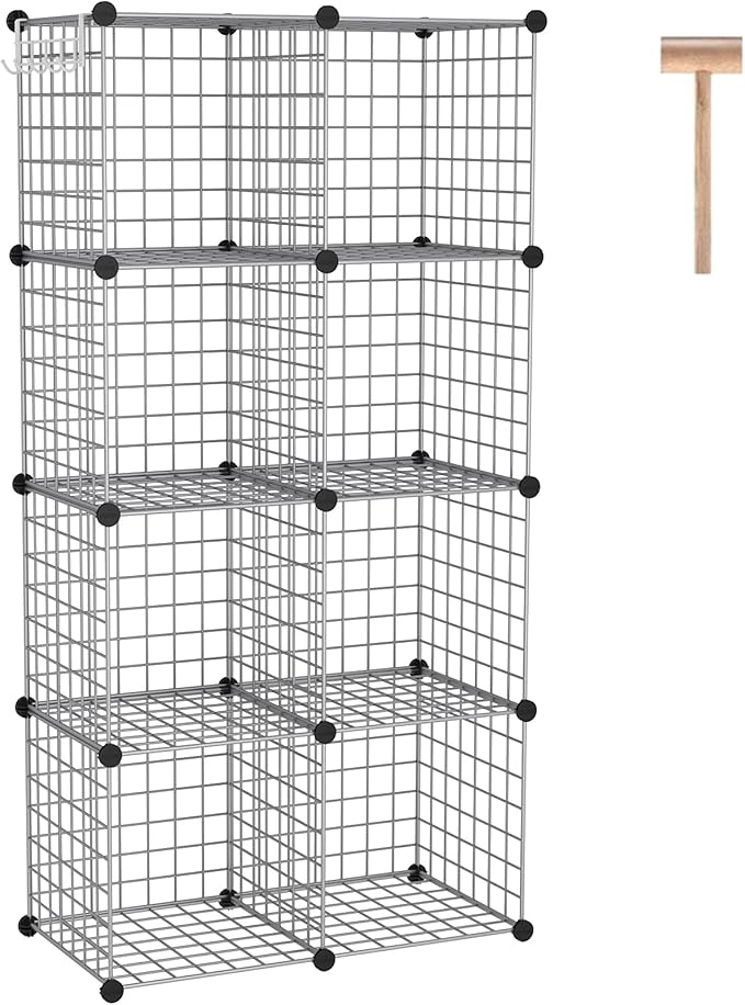C&AHOME Wire Cube Storage, 8 by CAHOME