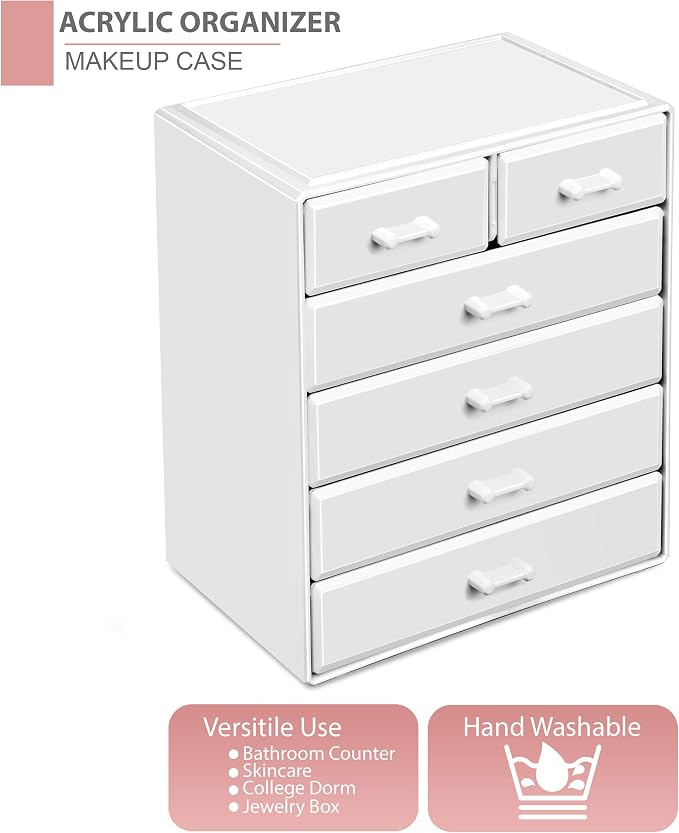 Sorbus Acrylic Makeup Organizer - Image 6