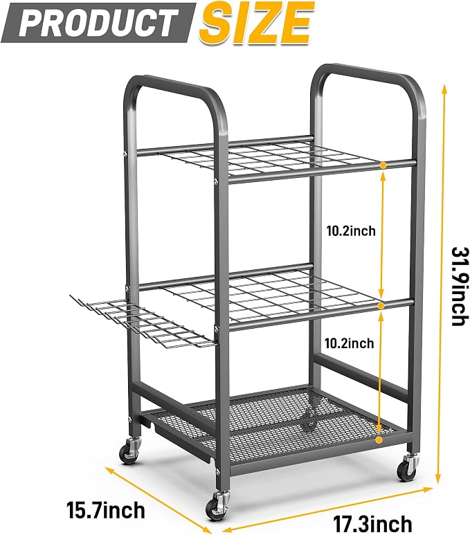 Ultrawall Garden Tool Organizer Stand, Yard Tool Storage Rack - Image 2