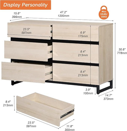 WAMPAT Dresser for Bedroom, Closet Organizers and Storage - Image 2