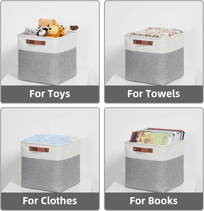 HNZIGE Storage Basket Fabric Baskets - Image 6