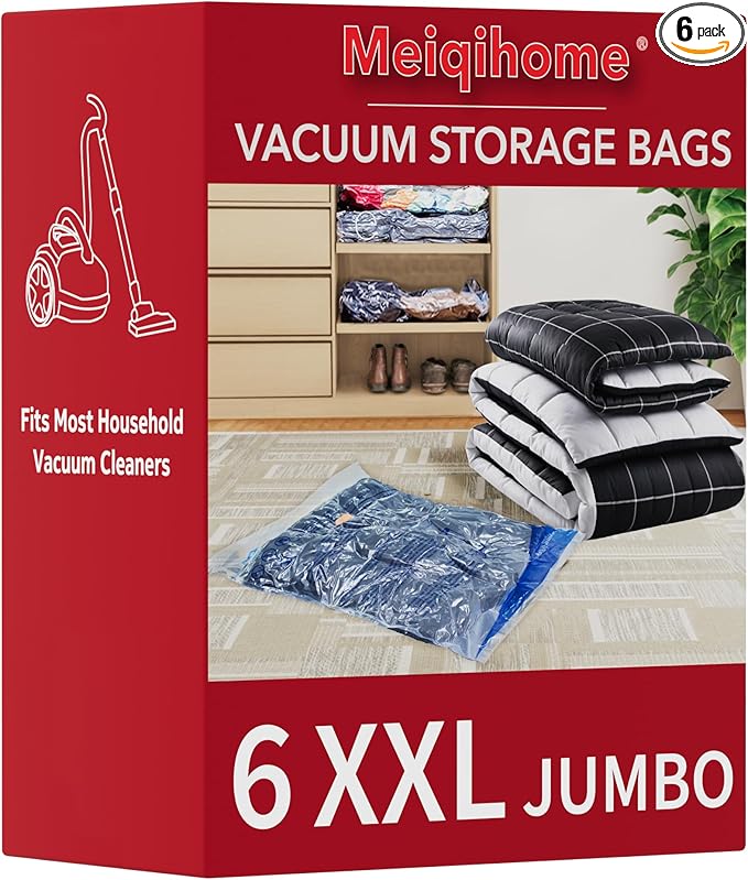 MEIQIHOME Vacuum Storage Bags, Space Saver Sealer Bags, Vacuum seal bags by MEIQIHOME