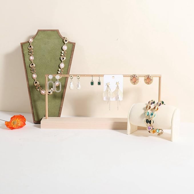 GemeShou wooden earring holder organizer - Image 8