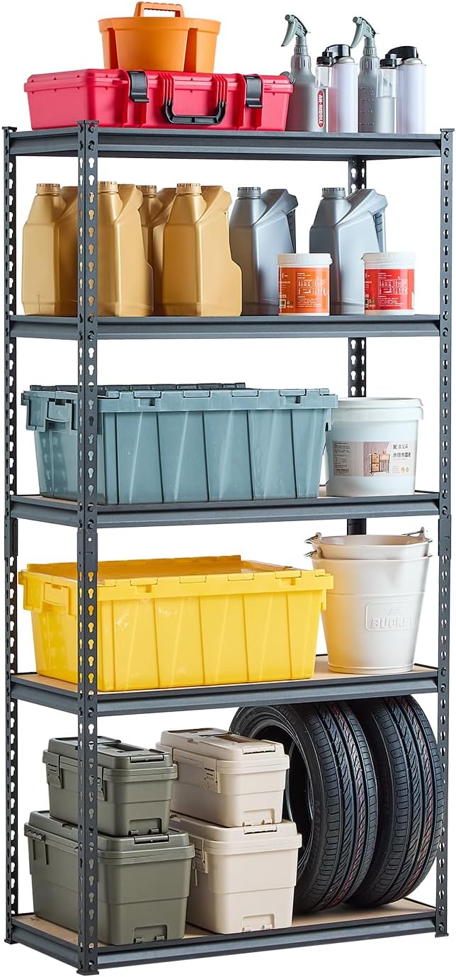 VEVOR Storage Shelves, 2000 lbs, 5 Tier Garage Storage Shelving by VEVOR