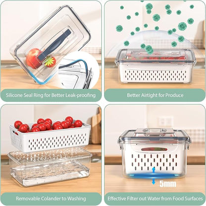 5 Pcs Fruit Storage Containers For Fridge - Image 5
