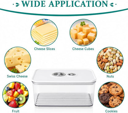 Cheese Container for Refrigerator, Cream Cheeses Storage Box, Cheese Keeper - Image 3
