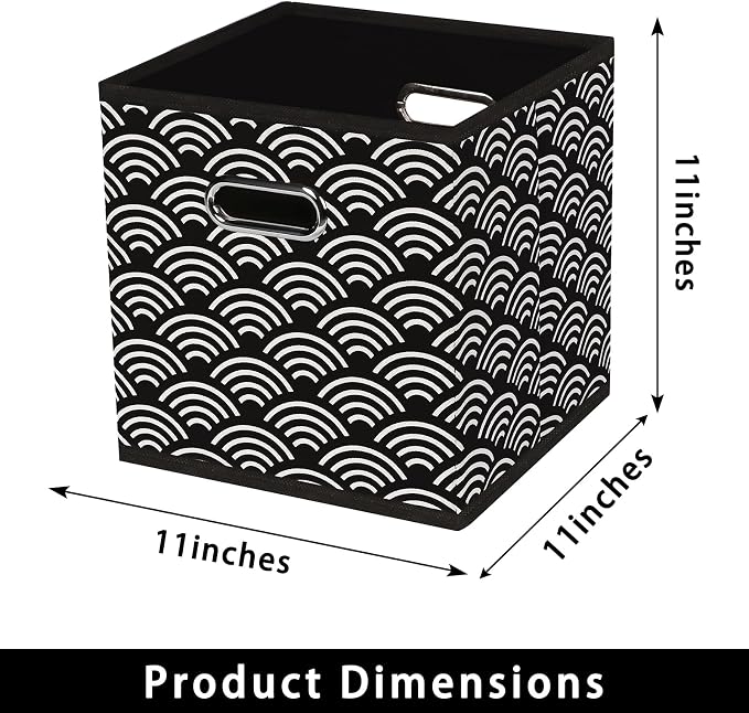 Fabric storage bins Cubes, Fabric Cube Organizer - Image 2