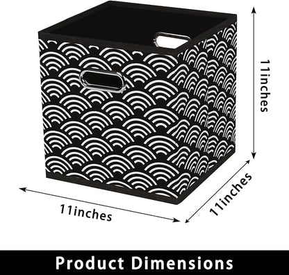 Fabric storage bins Cubes, Fabric Cube Organizer - Image 2