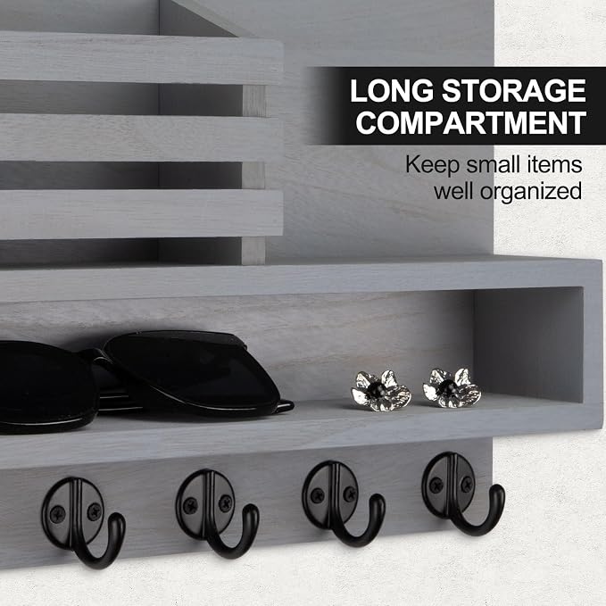 Key and Mail Holder Wall Mount, Key Hanger - Image 3