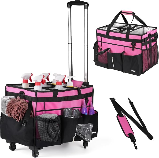 Extra-Large Rolling Cleaning Caddy by TWINDLE