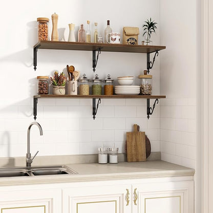 Fun Memories 40 Inch Floating Shelves Wall Mounted, 12 Inch Deep Wall Shelves - Image 5