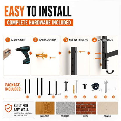 ​Kayak Storage Rack for Garage Wall Mount - Image 6