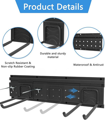 48 Inch Garage Storage Rack, Heavy Duty Wall Mount Organizer - Image 3