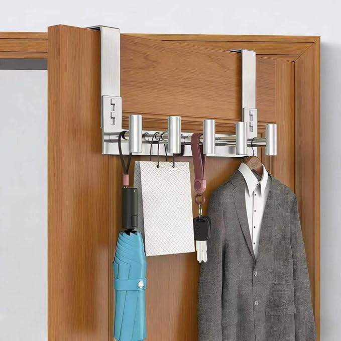 PMMASTO Over The Door Hooks, Door Hanger Hook - Image 5