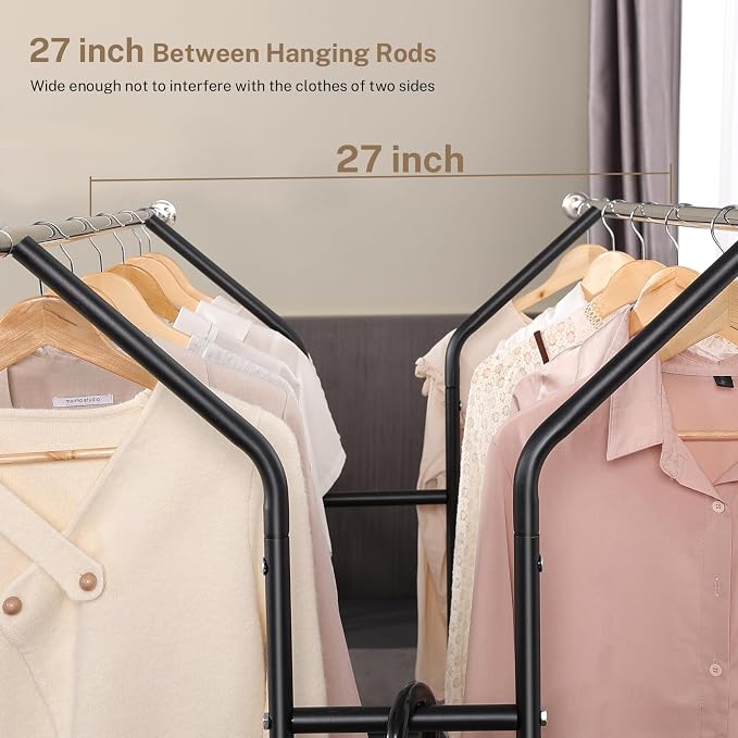 VICERII Clothing Rack, Heavy Duty Clothes Racks - Image 3