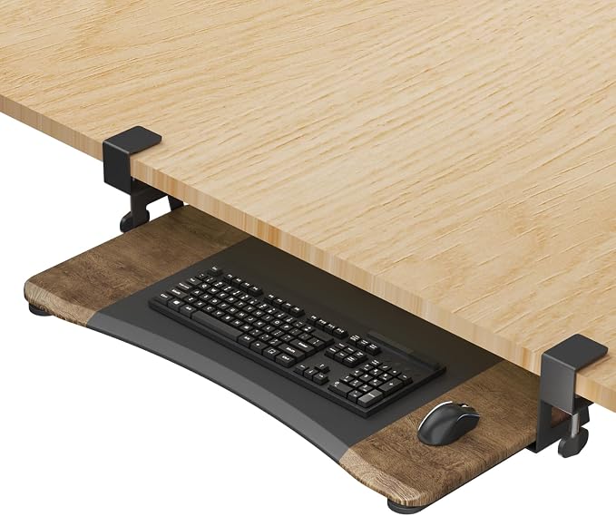 suptek Keyboard Tray Under Desk Pull Out by suptek