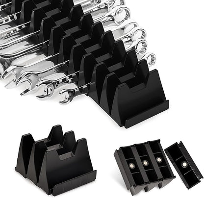 24 PCS Magnetic Modular Wrench Organizer Wrench Holder by Monliful