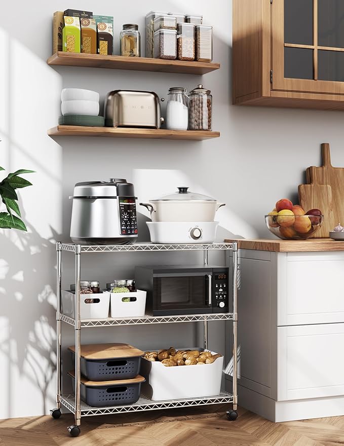 Simple Deluxe Heavy Duty 3-Shelf Shelving Unit - Image 2