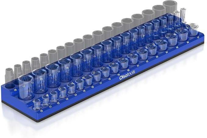 Olsa Tools Magnetic Socket Organizer by OlsaTools