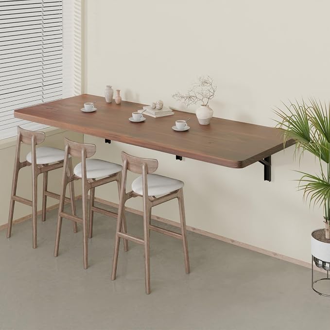 IAE Floating Wall Mounted Folding Table Desk - Image 4