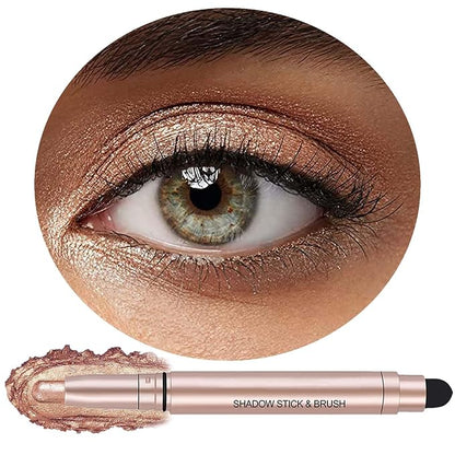 Eyeshadow Stick Makeup, Waterproof Hypoallergenic Long Lasting Cream Eye Shadow by Qeetvia