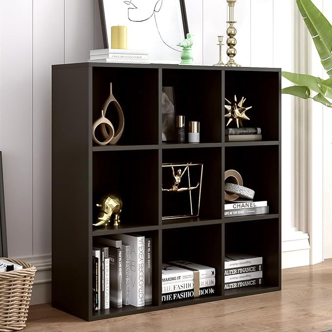 9-Cube Storage Shelf Bookcase - Image 7
