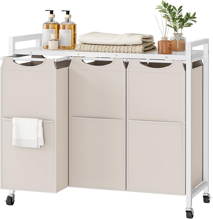 HOOBRO Laundry Sorter 3 Section, Laundry Hamper - Image 9