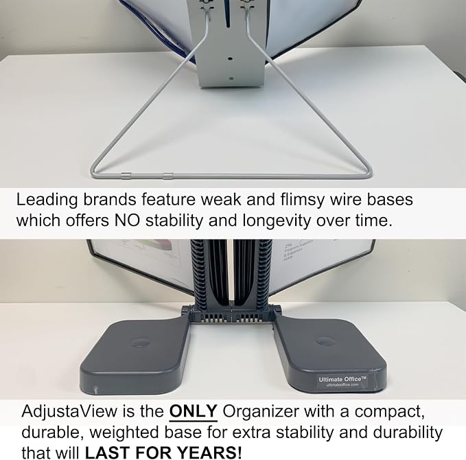 Ultimate Office AdjustaView 10-Pocket Desk Reference Organizer - Image 5