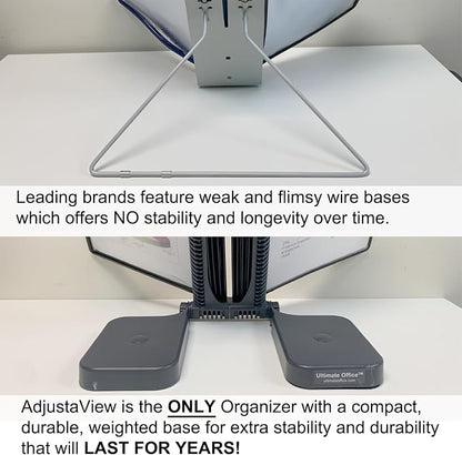 Ultimate Office AdjustaView 10-Pocket Desk Reference Organizer - Image 5