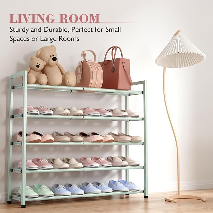 Bumusty 5-Tier Expandable Shoe Rack - Image 5
