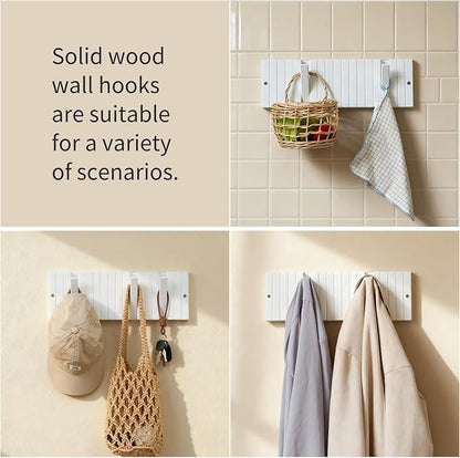 Coat & Hat Hooks Wall Mount - Image 3
