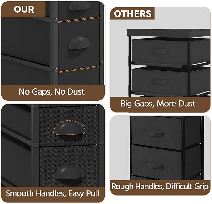 LASZOLA Narrow Cabinet Slim Storage Cart - Image 4