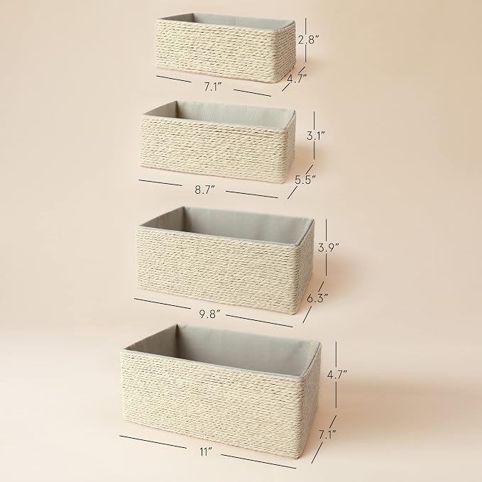 Storage Baskets Set 4 - Image 4