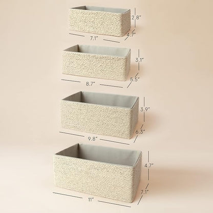 Storage Baskets Set 4 - Image 4